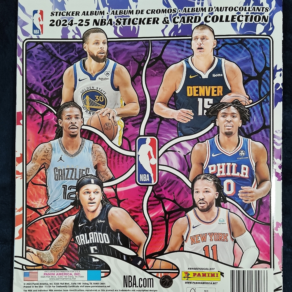 2024-25 NBA Sticker & Card Collection Album - Picture 4 of 4